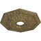 Ekena Millwork Nottingham Medallion (Canopies up to 4 5/8"), 18"OD x 3 1/2"ID x 1 1/2"P, Mississippi Mud Crackle CM18NTMMC - alternate 3
